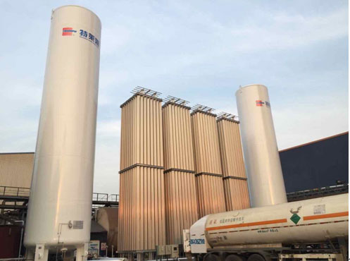 100m3 cryogenic storage tanks successfully put into operation