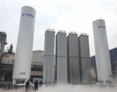 100m3 cryogenic storage tanks successfully put into operation